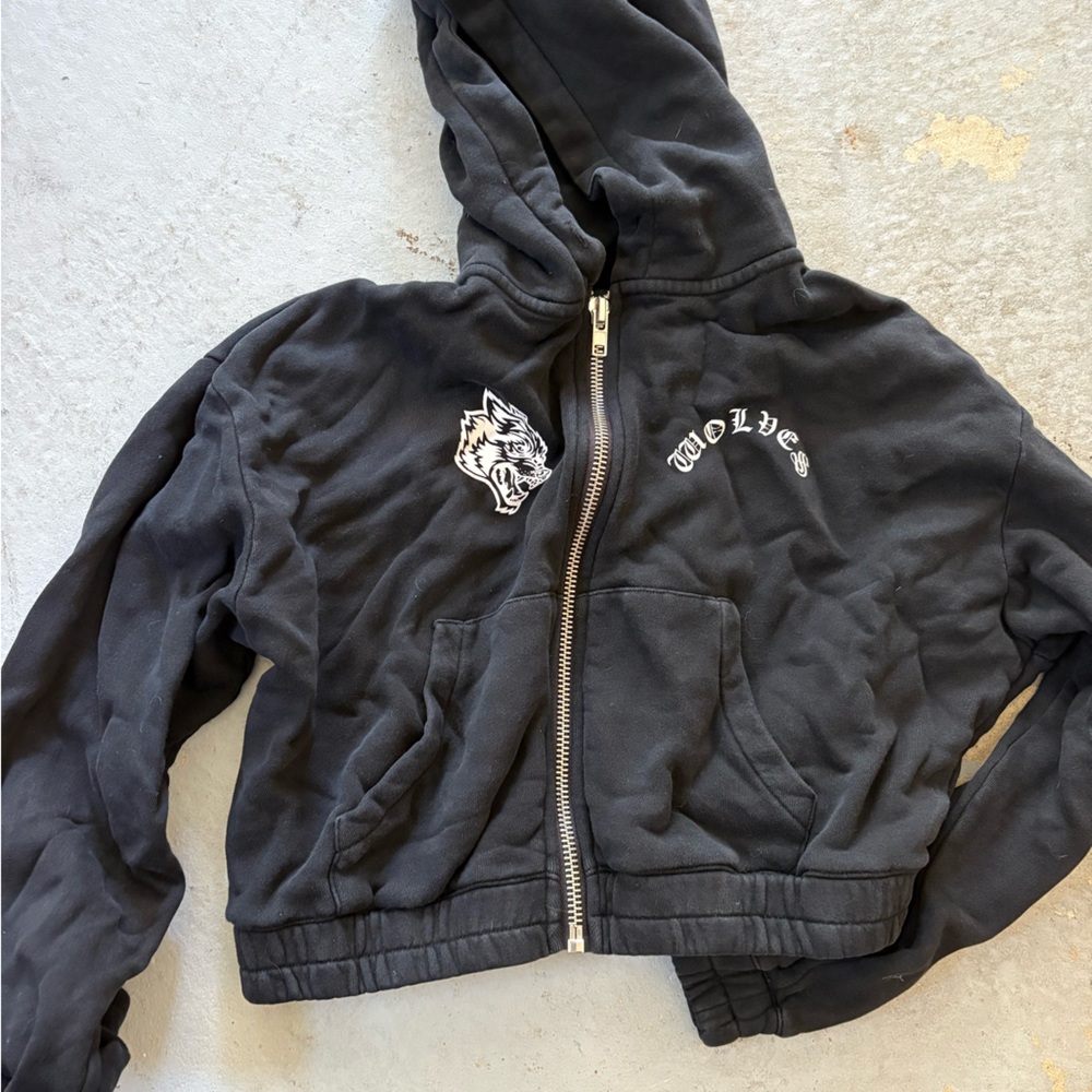 Darc Sport Black Hoodie with Wolf Logo